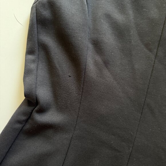 Rebecca Taylor Black Knee-Length Fit and Flare Dress Size 10 - Picture 3 of 8